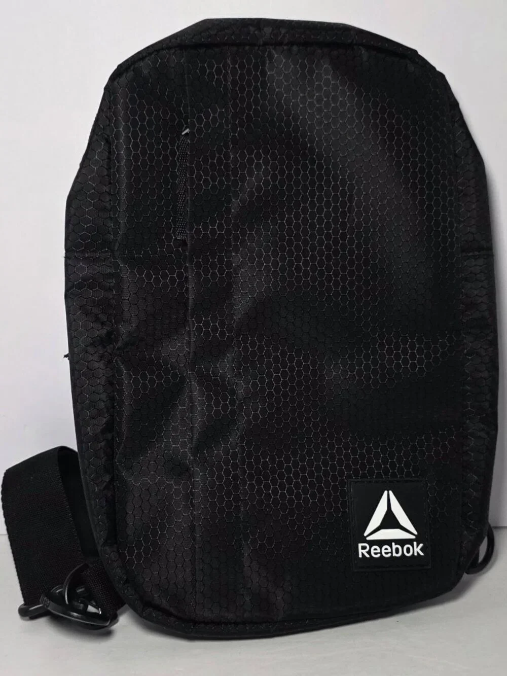 Reebok Black Crossbody Sling Bag with Adjustable Strap
